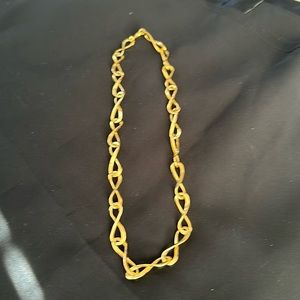 Gold tone necklace